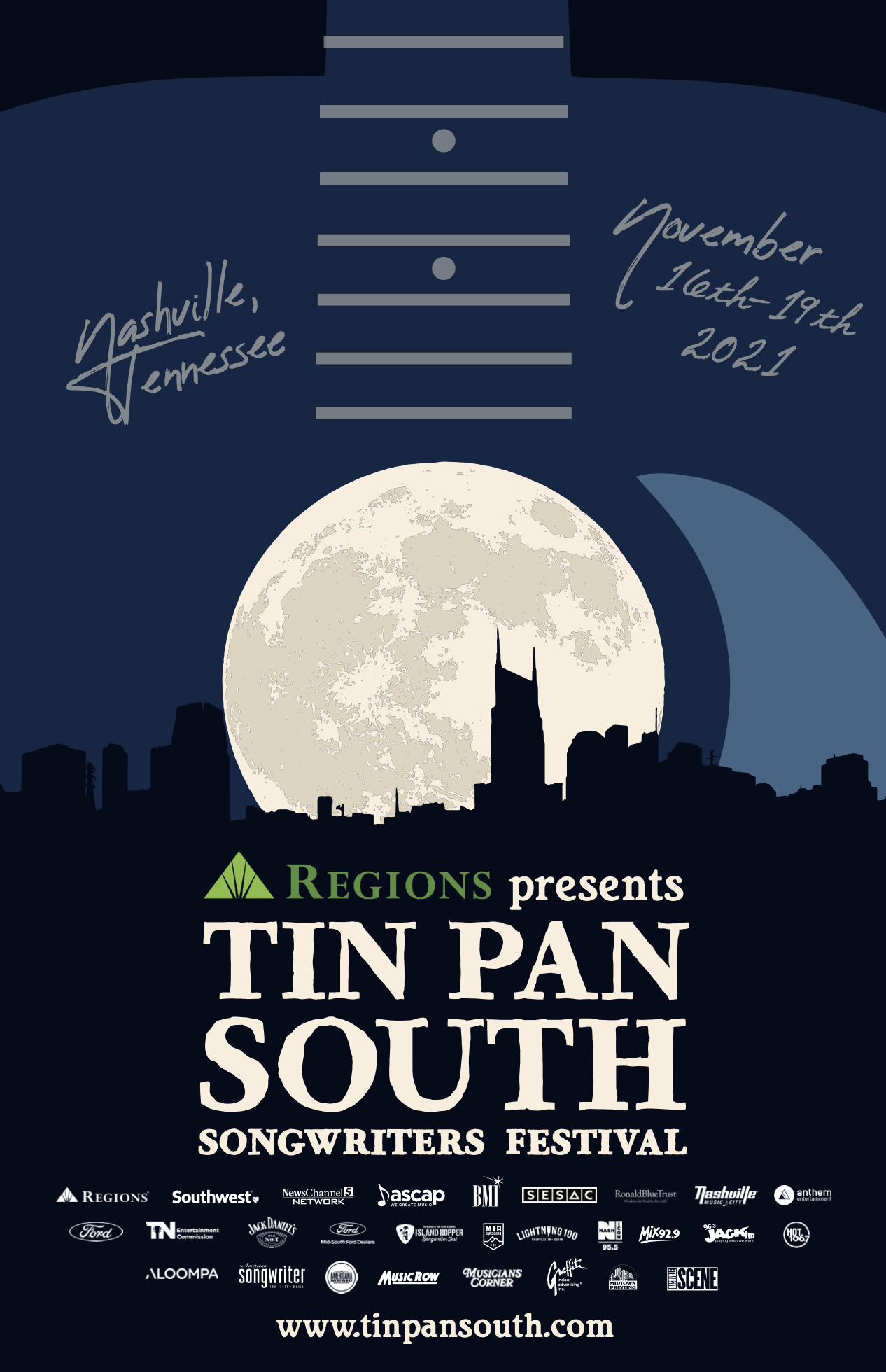 2021 Poster Design Contest Tin Pan South